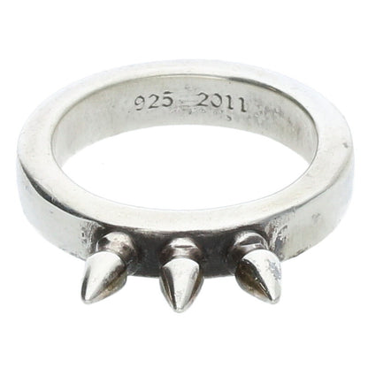 Chrome Hearts Baby Bell 3 Spike Silver Ring Size JP 1.5 (Silver 3.36g)