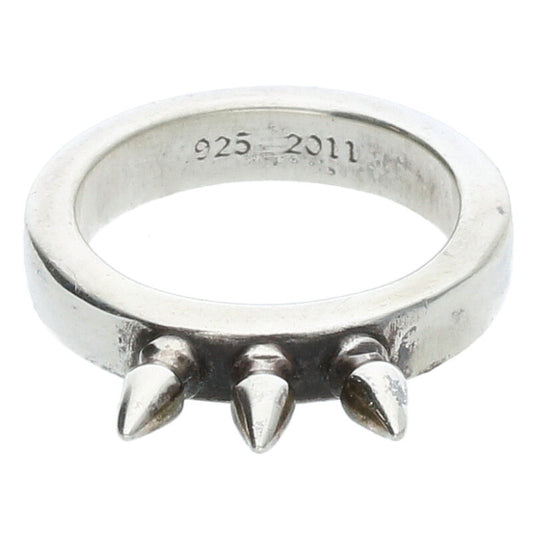 Chrome Hearts Baby Bell 3 Spike Silver Ring (Silver 3.36g)