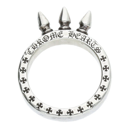 Chrome Hearts Baby Bell 3 Spike Silver Ring Size JP 1.5 (Silver 3.36g)