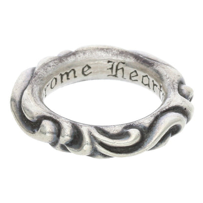 Chrome Hearts SCRL BAND Ring Silver Size 9.5