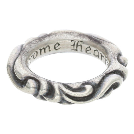 Chrome Hearts SCRL BAND Ring Silver Size 9.5