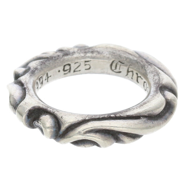 Chrome Hearts SCRL BAND Ring Silver Size 9.5