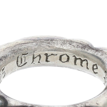 Chrome Hearts SCRL BAND Ring Silver Size 9.5