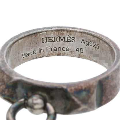 HERMES Collier de Chien PM Silver Ring Size ONE SIZE