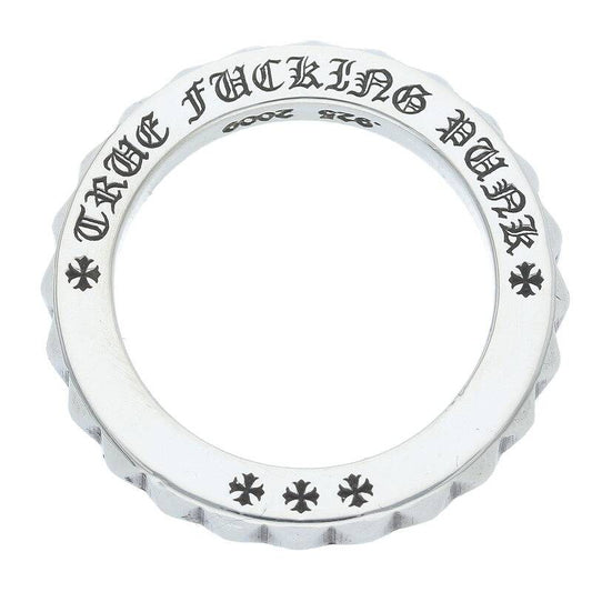 Chrome Hearts TFP PNK BIG Silver Ring Size US 6