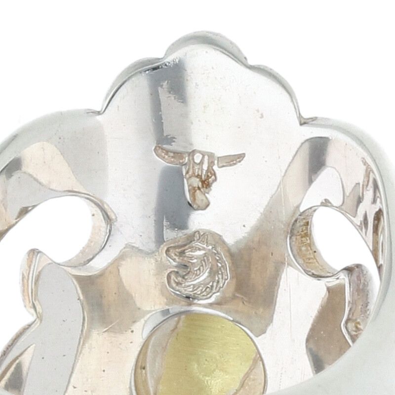 TADY & KING Cast Ring GP Longhorn M Silver Size ONE SIZE