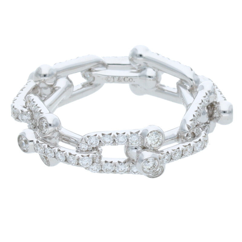 TIFFANY&Co. Hardware Small Link Pave Diamond Size ONE SIZE