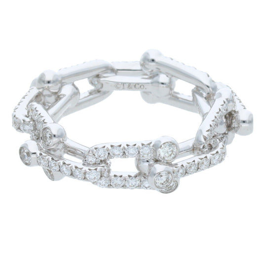 TIFFANY&Co. Hardware Small Link Pave Diamond Size ONE SIZE