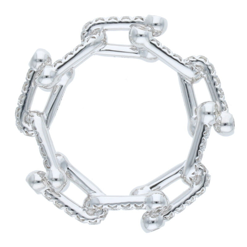 TIFFANY&Co. Hardware Small Link Pave Diamond Size ONE SIZE