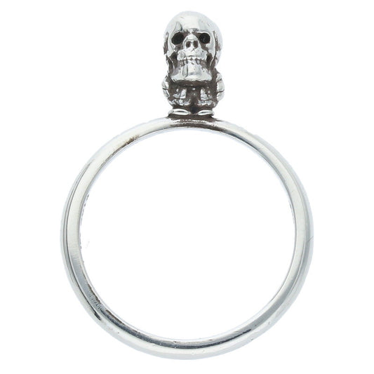 Chrome Hearts BUBBLGM FOTI Silver Ring Size US 5