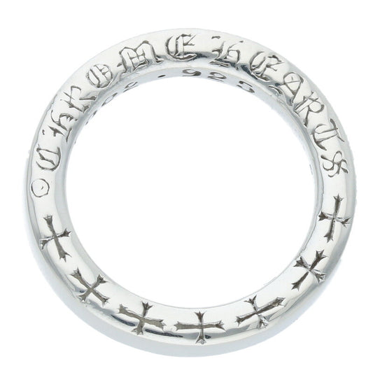 Chrome Hearts NTFL 925 Silver Ring Size US 4.5 (Silver 4.39g)