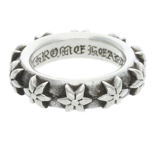 Chrome Hearts STAR BAND 925 Silver Ring Size ONE SIZE