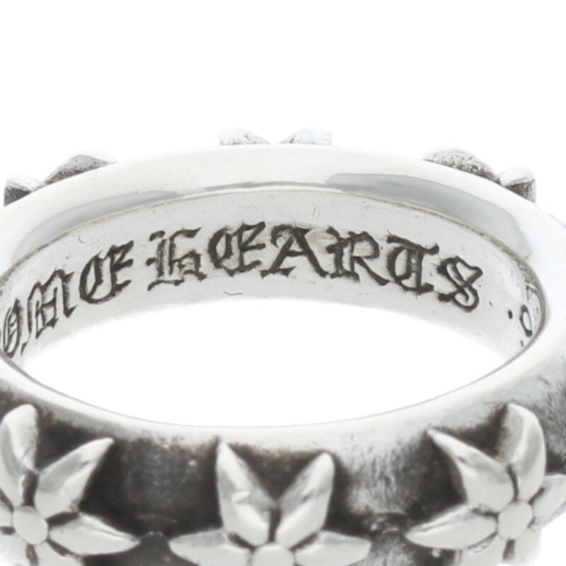 Chrome Hearts STAR BAND 925 Silver Ring Size US 6