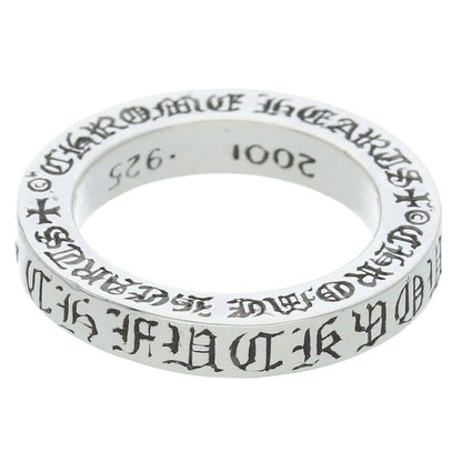 Chrome Hearts 3mm SPACER FUCKYOU 925 Silver Size ONE SIZE