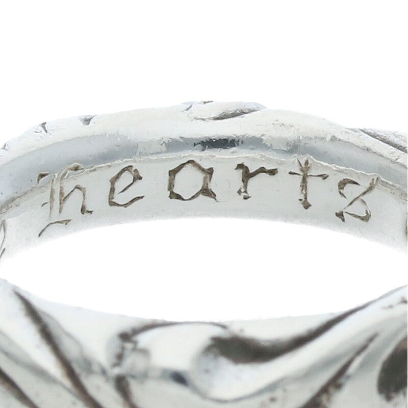 Chrome Hearts SCRL BAND Ring Silver Size 7.5 (Silver 7.32g)