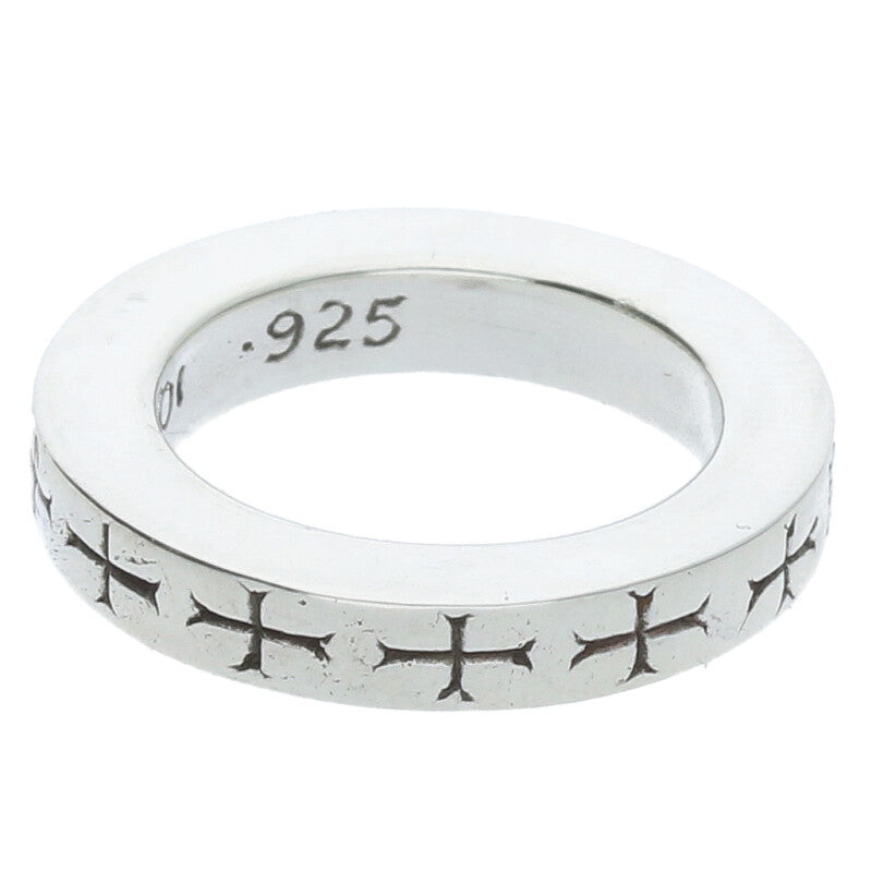 Chrome Hearts 3mm Spacer FUCKYOU Silver Ring Size JP 4 (Silver 5.69g)