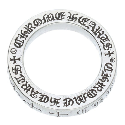 Chrome Hearts 3mm Spacer FUCKYOU Silver Ring Size JP 4 (Silver 5.69g)