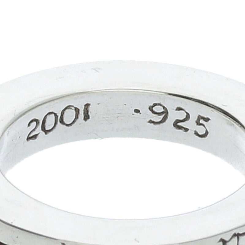 Chrome Hearts 3mm Spacer FUCKYOU Silver Ring Size JP 4 (Silver 5.69g)