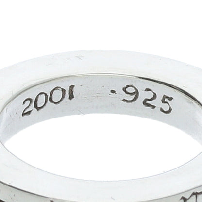 Chrome Hearts 3mm Spacer FUCKYOU Silver Ring Size JP 4 (Silver 5.69g)