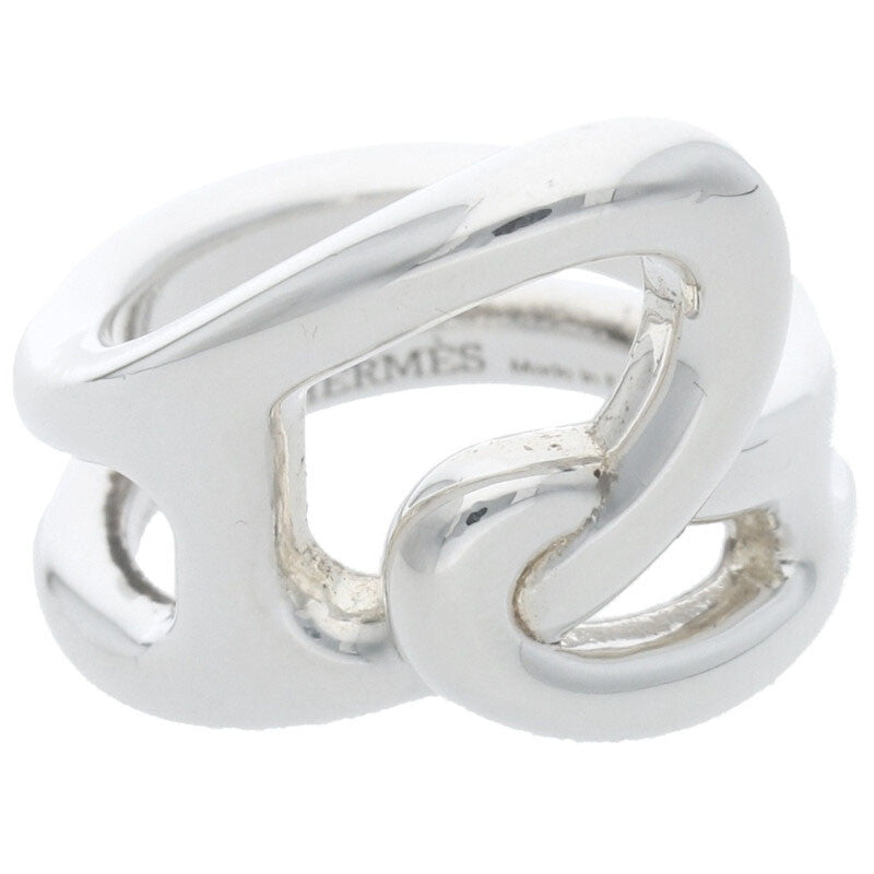 HERMES Chaine d'Ancre Punk Silver Ring Size ONE SIZE