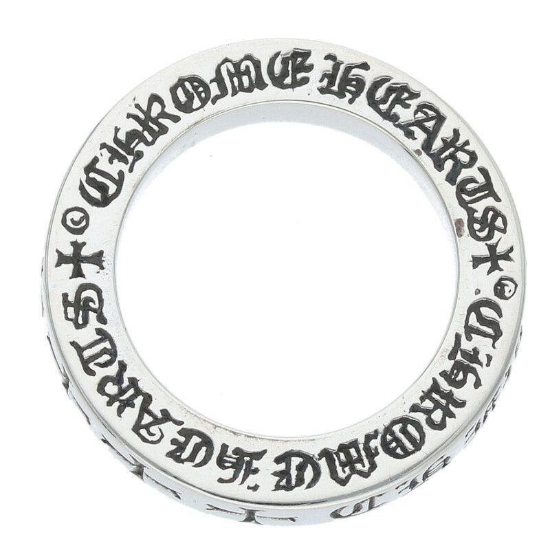 Chrome Hearts 3mm Spacer F**k You Ring Silver Size JP 4