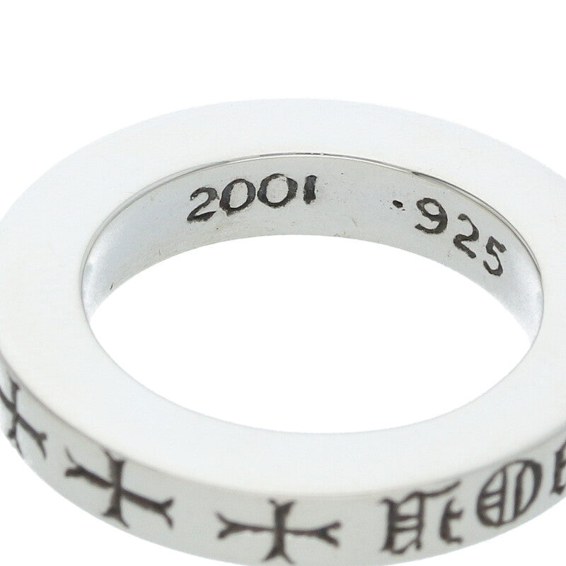 Chrome Hearts 3mm Spacer F**k You Ring Silver Size JP 4