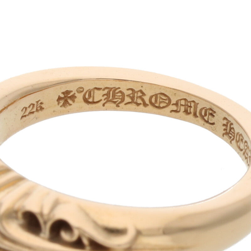 Chrome Hearts 22K BABY CLSC K&T Gold Ring Size JP 7