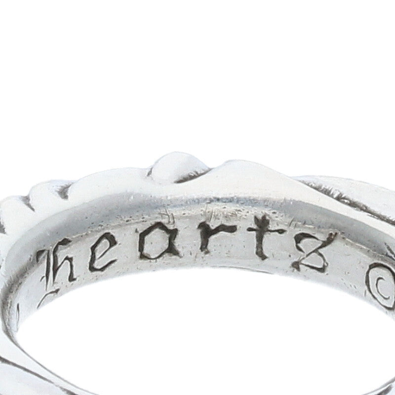 Chrome Hearts SCRL BAND Ring Silver Size 7.5 (Silver 7.86g)