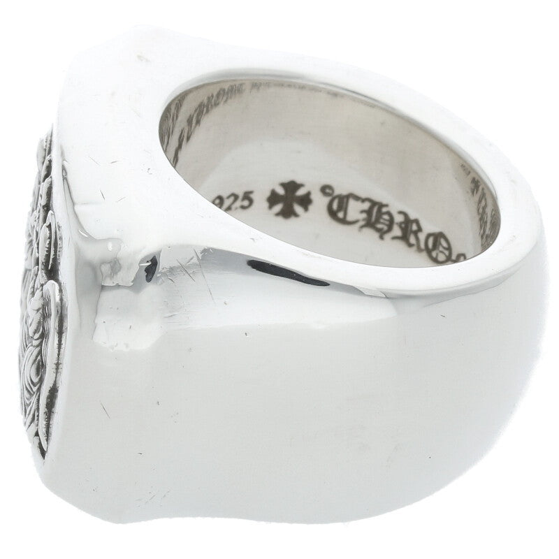 Chrome Hearts BIG PJ Angel Silver Ring Size US 6
