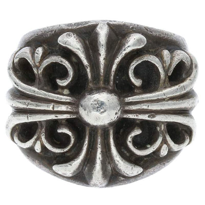 Chrome Hearts Keeper Sterling Silver Ring Size US 7.5