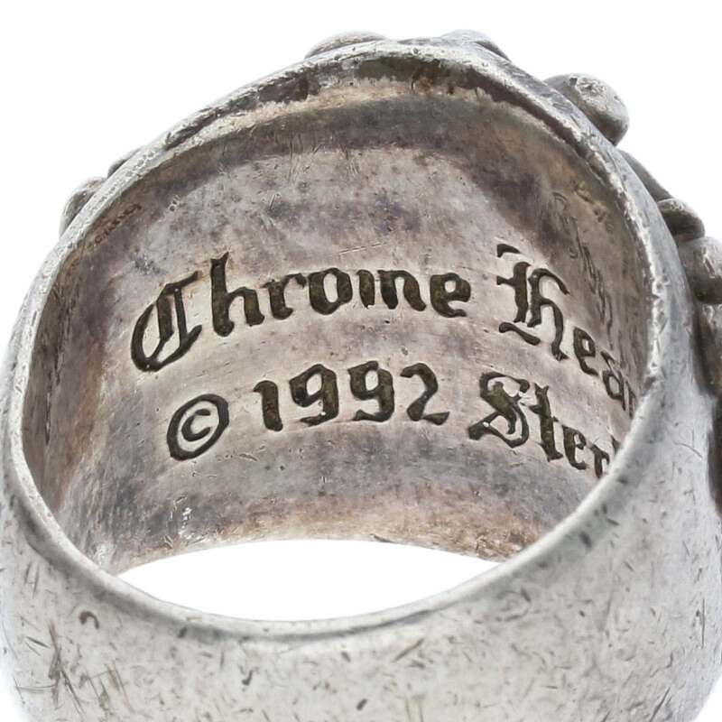 Chrome Hearts Keeper Sterling Silver Ring Size US 7.5