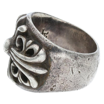 Chrome Hearts Keeper Sterling Silver Ring Size US 7.5