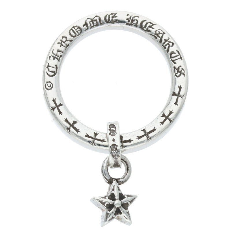 Chrome Hearts NTFL w Star Motif Silver Ring Size US 5