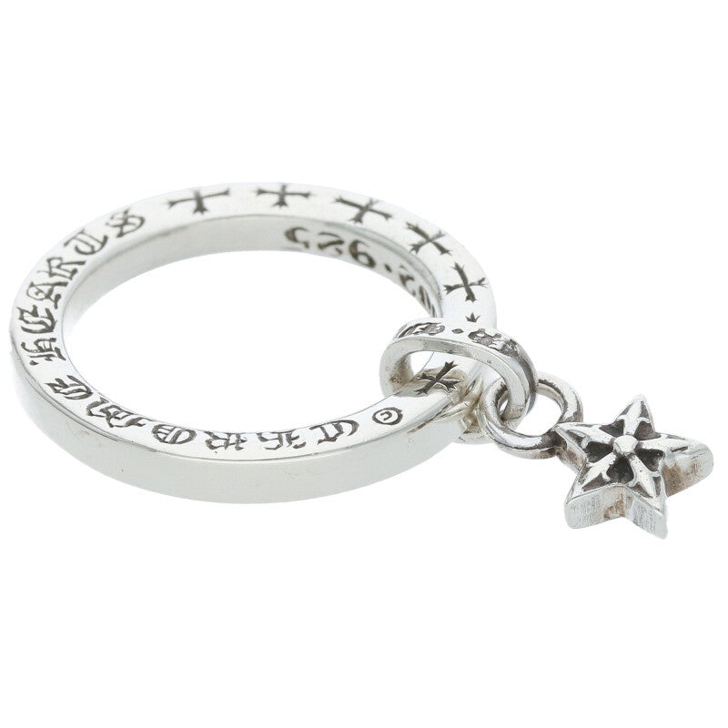 Chrome Hearts NTFL w Star Motif Silver Ring Size US 5
