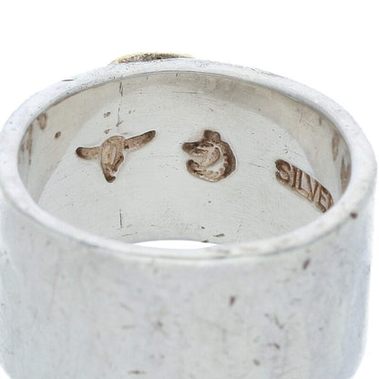 TADY & KING Flat Ring GP Longhorn K18 Silver Size ONE SIZE