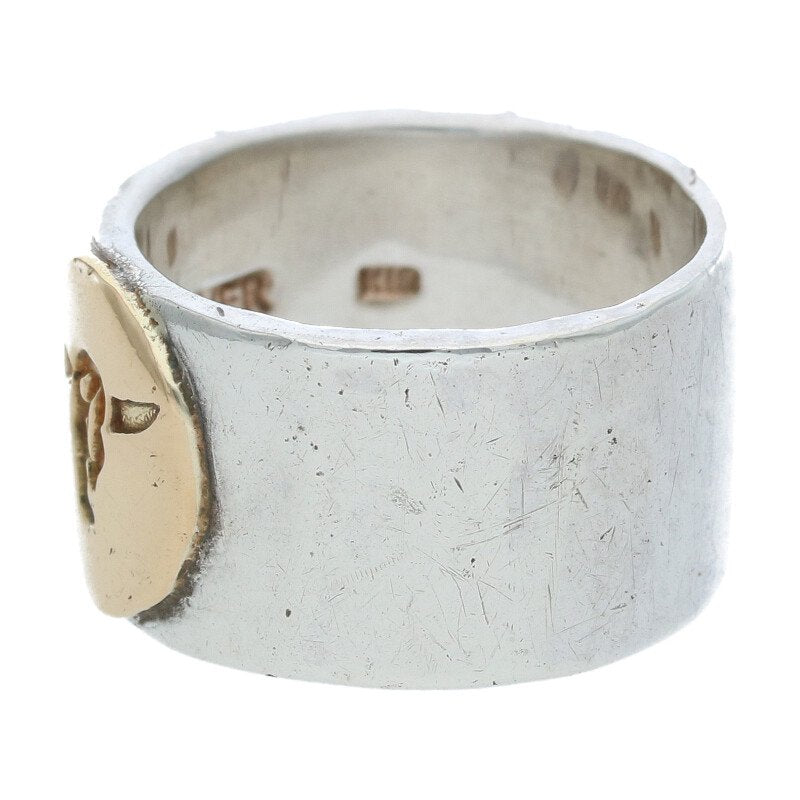 TADY & KING Flat Ring GP Longhorn K18 Silver Size ONE SIZE