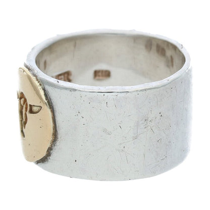 TADY & KING Flat Ring GP Longhorn K18 Silver Size ONE SIZE