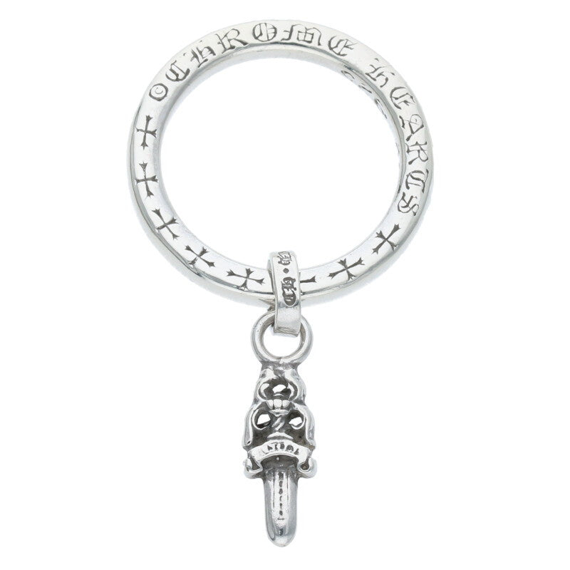 Chrome Hearts NTFL w Dagger Motif Silver Ring Size US 8