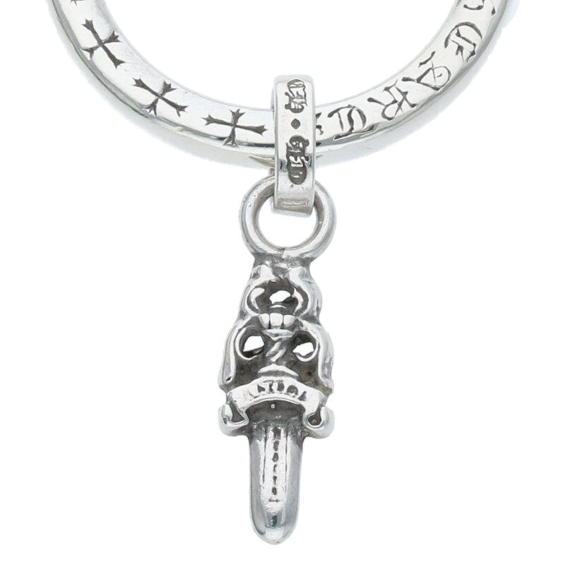 Chrome Hearts NTFL w Dagger Motif Silver Ring Size US 8