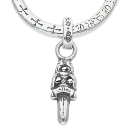 Chrome Hearts NTFL w Dagger Motif Silver Ring Size US 8
