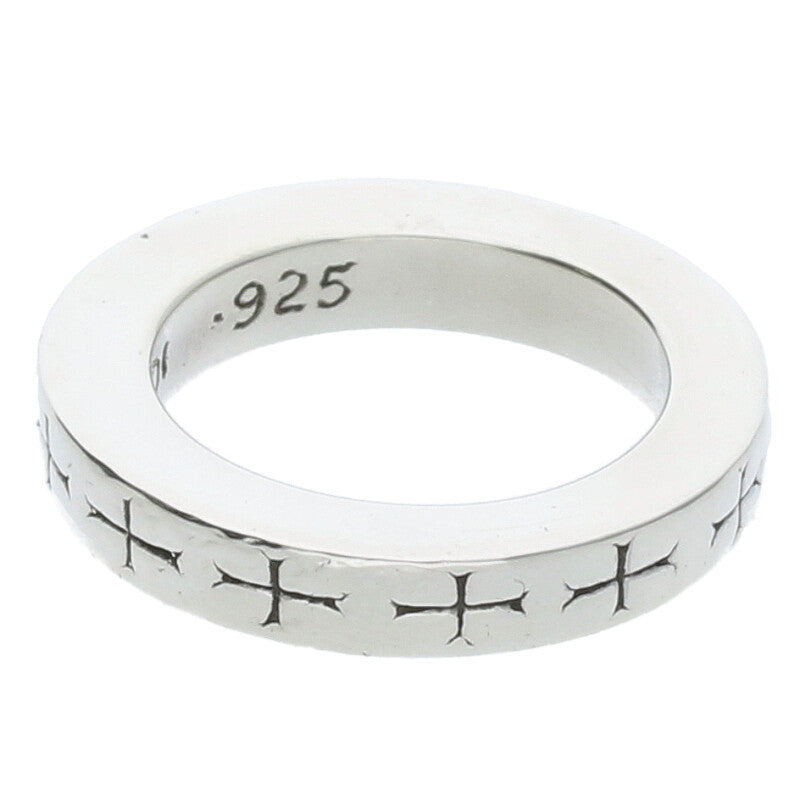 Chrome Hearts 3mm Spacer F**k You Ring Silver Size JP 4