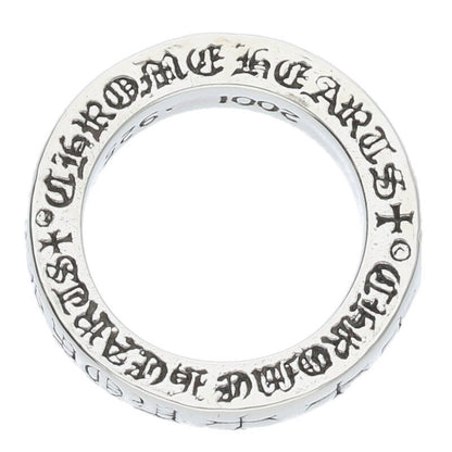 Chrome Hearts 3mm Spacer F**k You Ring Silver Size JP 4