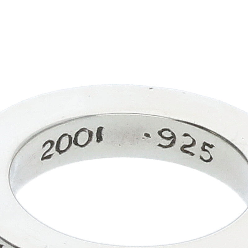 Chrome Hearts 3mm Spacer F**k You Ring Silver Size JP 4