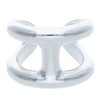 HERMES Osmose GM Silver Ring Size ONE SIZE