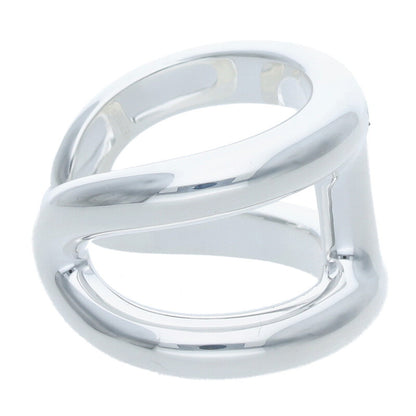 HERMES Osmose GM Silver Ring Size ONE SIZE