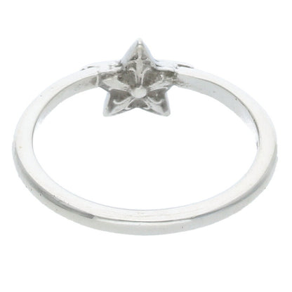Chrome Hearts BUBBLGM STAR Silver Ring Size US 4.5