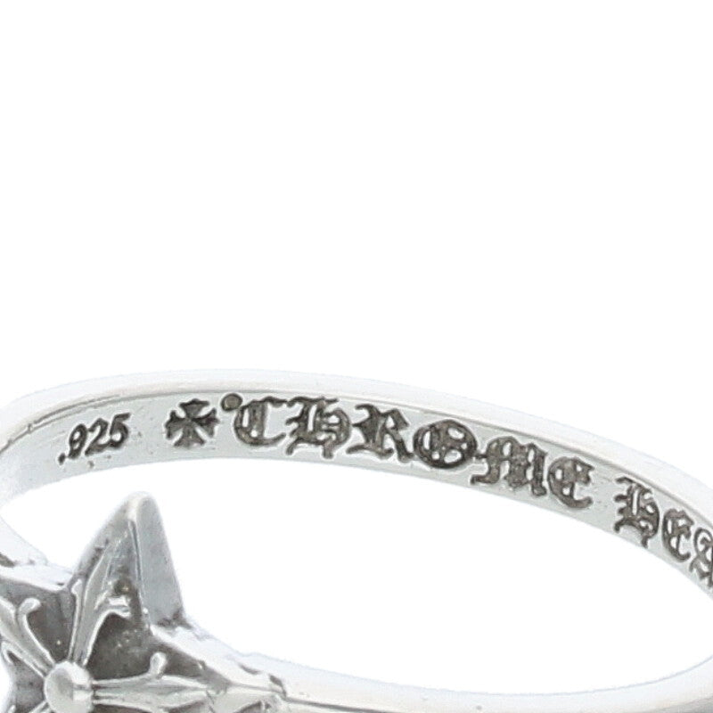 Chrome Hearts BUBBLGM STAR Silver Ring Size US 4.5