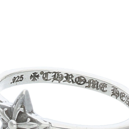 Chrome Hearts BUBBLGM STAR Silver Ring Size US 4.5
