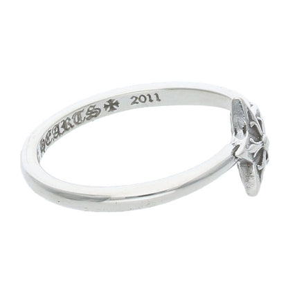 Chrome Hearts BUBBLGM STAR Silver Ring Size US 4.5