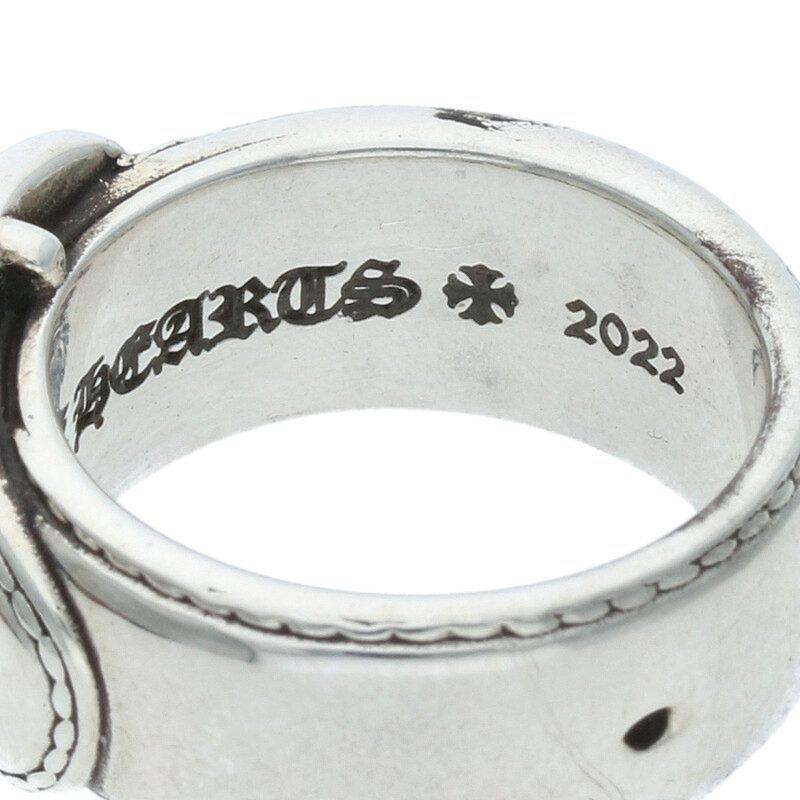 Chrome Hearts BELTED GUNSLINGER LG Silver Ring Size US 9